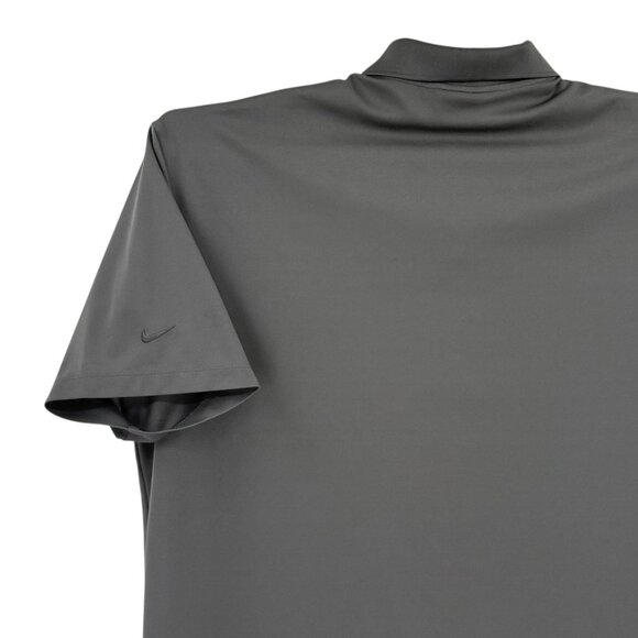 Nike Golf Men's Short Sleeve Dri-Fit Grey Polo Shirt Size XXL - Picture 5 of 9